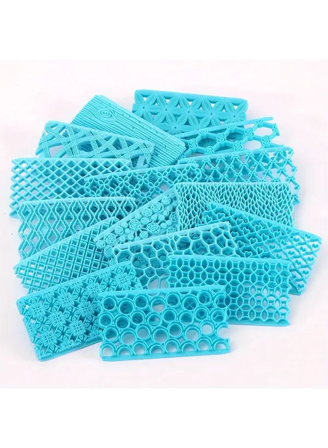Stone Texture Ceramic Embossing Die Oval DIY Clay Mold Art Printing Cutting Plastic Tool - Image 1