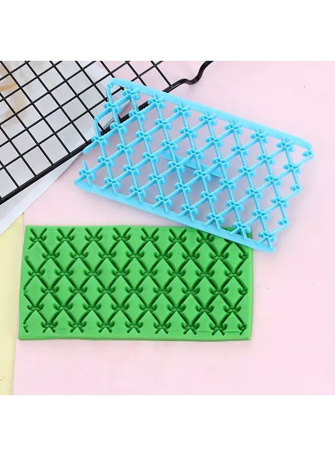 Stone Texture Ceramic Embossing Die Oval DIY Clay Mold Art Printing Cutting Plastic Tool - Image 5