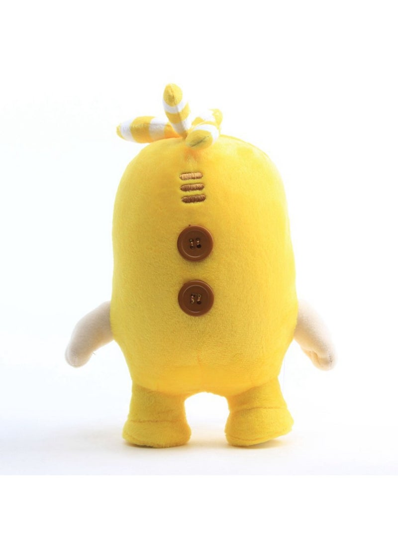 دمية كرتونية لطيفة ومضحكة مقاس 23 سم، ألعاب محشوة ناعمة للأولاد والبنات (أصفر) - Image 4