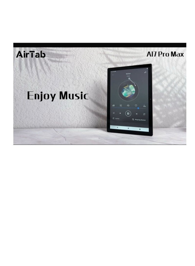 AirTab 10.1-Inch A17 PRO MAX Smart Tablet | Android 13 | 1TB ROM + 16GB RAM | Wi-Fi + 4G LTE Dual SIM | Quad Core High-Speed Processor | Silver Tablet PC with Stylus Touch Pen & Detachable Keyboard | Full HD Display | Ideal for Work, Gaming & Education  - Image 2