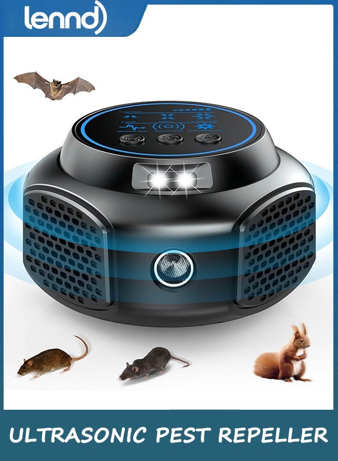 LENND Ultrasonic Pest Repellent Plug in, Indoor Electronic Deterrent for Mouse, Rat, Squirrel, Rodent, Roach, Ant, Spider Control for Garage, Attic, Kitchen, Home - Image 1