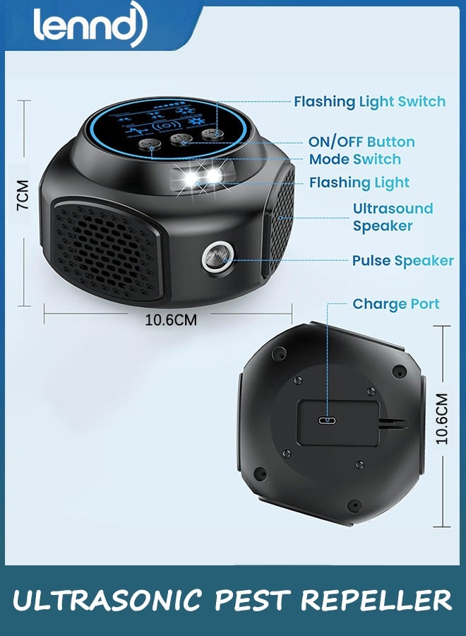 LENND Ultrasonic Pest Repellent Plug in, Indoor Electronic Deterrent for Mouse, Rat, Squirrel, Rodent, Roach, Ant, Spider Control for Garage, Attic, Kitchen, Home - Image 2