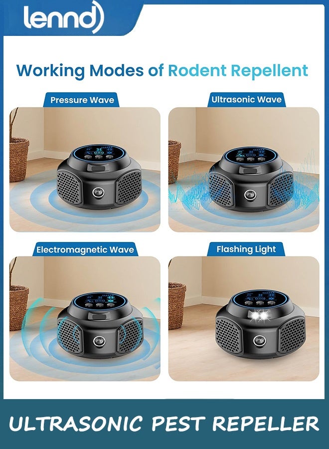 LENND Ultrasonic Pest Repellent Plug in, Indoor Electronic Deterrent for Mouse, Rat, Squirrel, Rodent, Roach, Ant, Spider Control for Garage, Attic, Kitchen, Home - Image 3