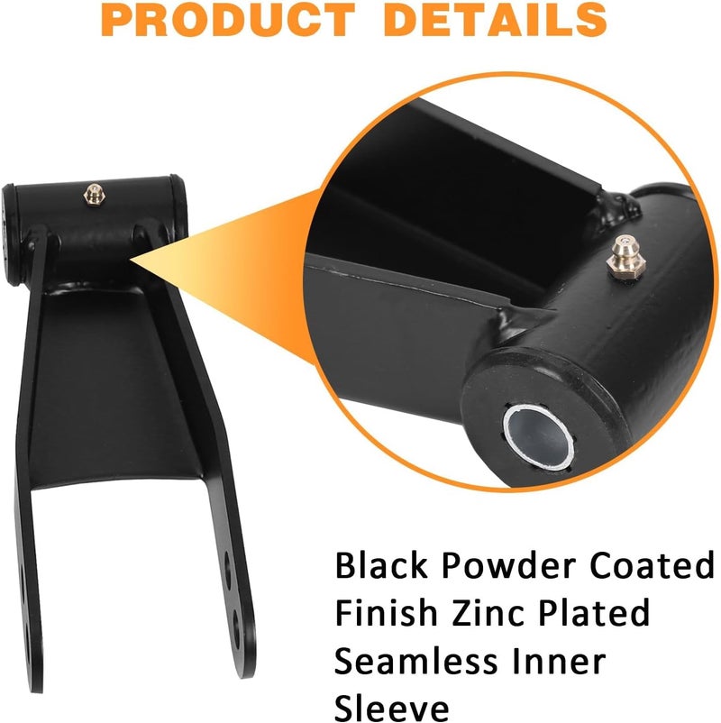 ECOTRIC 2" Rear Drop Lowering Shackles Suspension Kit for Chevy Silverado/GMC Sierra 1500 & More - Image 5