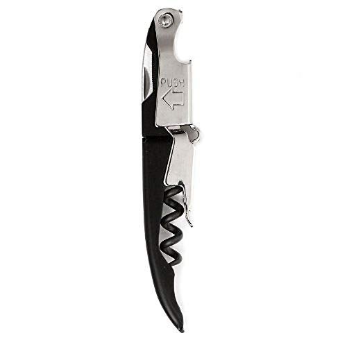 rabbit Metrokane Rabbit Zippity 2Step Waiters Corkscrew Black or Red Colors May Vary 