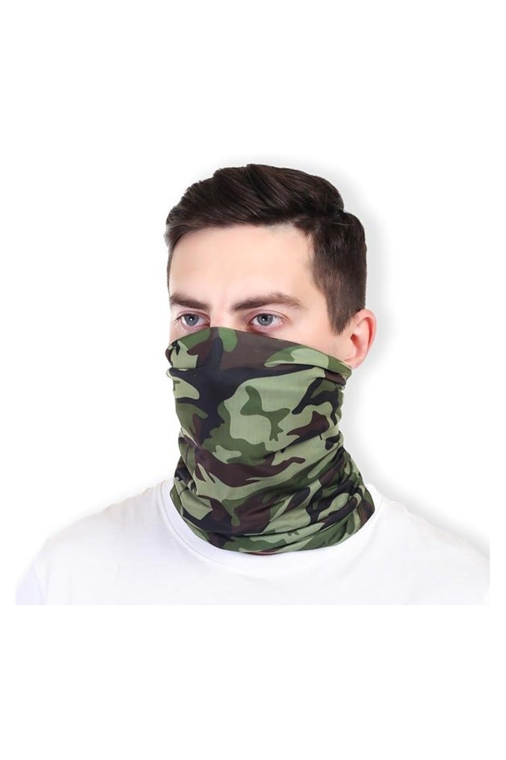 RABIGALA Bahamas Premium Bandana for Dust & Sun Protection, Comes With Cool Lightweight, Windproof, Breathable Material, Fishing Hiking Running Cycling, Camo - Image 1