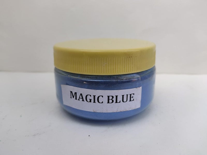 KEDIA MINERALS Kedia Minerals Magic Blue Mica Pigment for Candle Making Resin Jewellery Epoxy Resin Plastidip 60 gm - Image 2