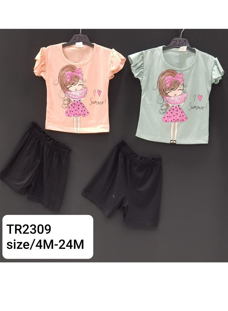A two-piece set for children for Eid and special occasions