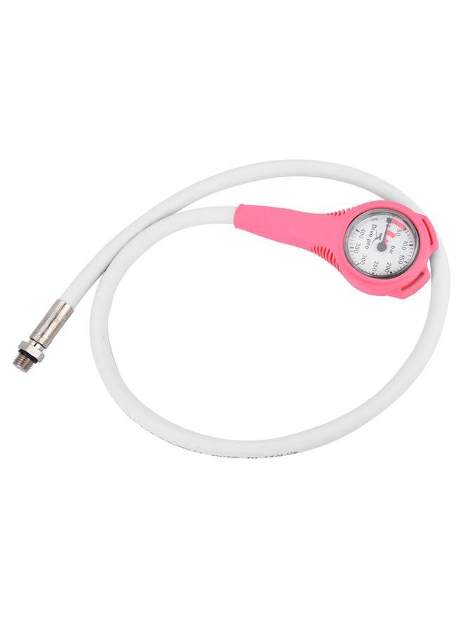 Thoraya Pressure Gauges Single Table with Luminous Dial Plate Scuba Diving Accessory pink  - Image 3