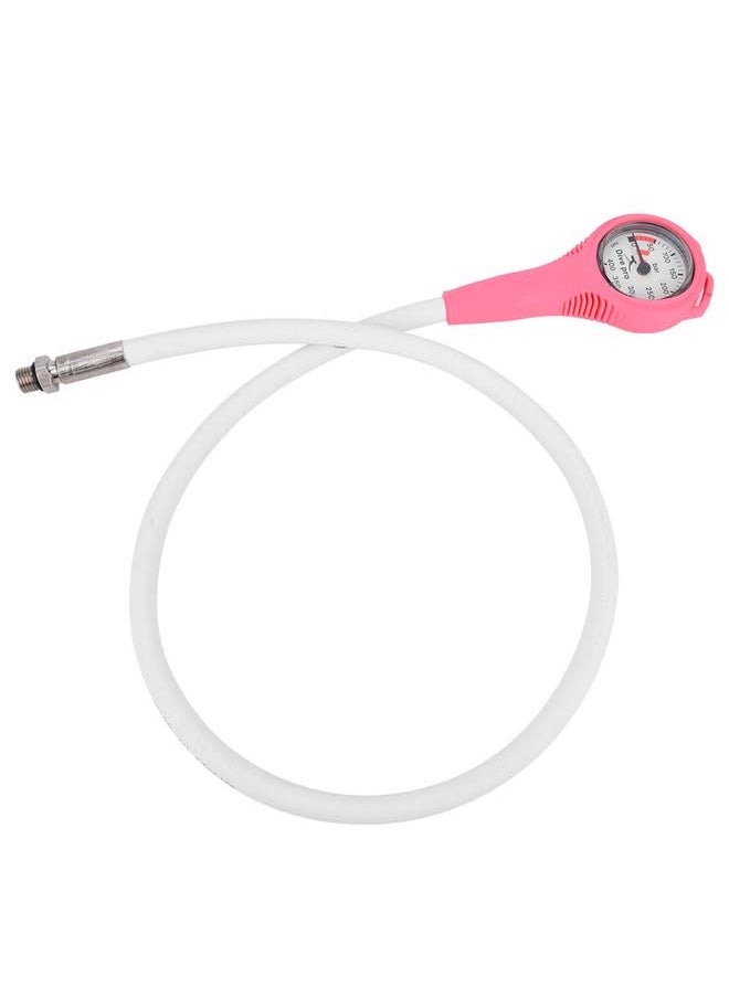 Thoraya Pressure Gauges Single Table with Luminous Dial Plate Scuba Diving Accessory pink  - Image 2