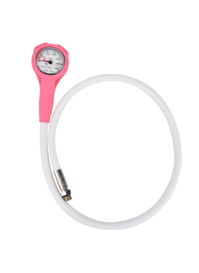 Thoraya Pressure Gauges Single Table with Luminous Dial Plate Scuba Diving Accessory pink  - Image 1