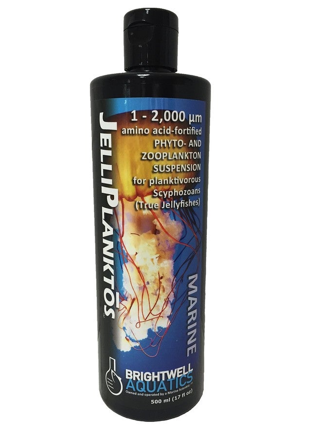 Brightwell Aquatics JelliPlanktos, 1 - 2,000 micron amino acid-fortified phyto- & zooplankton suspension for planktivorous scyphozoans (true jellyfishes), 500ml - Image 1