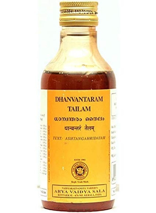 Kottakkal Arya Vaidya Sala Ayurvedic Dhanwantaram Tailam - 200 Ml - Image 1