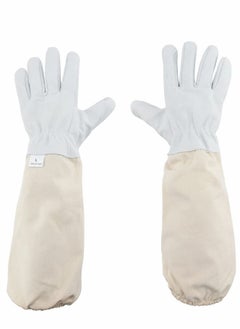 Y&D Beekeeping Gloves Goatskin Large Protective Gloves, for Beekeeper 50CM with Vented Sleeves  - Image 1