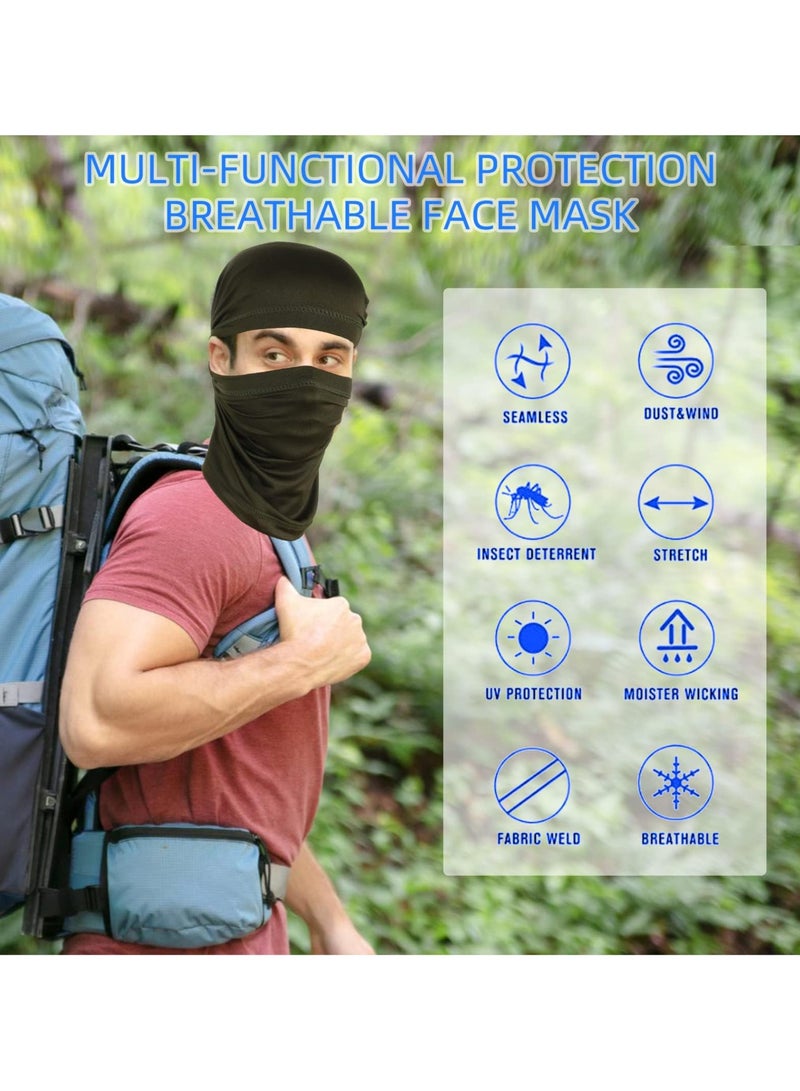 Generic 4PCS Neck Gaiter Mask, UV Protection Gaiter Windproof Face Scarf  - Image 2