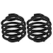 SING F LTD Pair of Black Solo Seat Springs 2 Inch Steel Retor Vintage Old School Style Barrel Shape Spring Seat Mounting Fit for Motorcycle Bobber Chopper Custom - Image 2