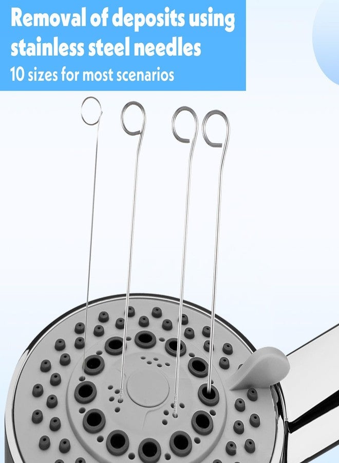 Bremorou 40 Pcs Shower Head Cleaner Small Gaps Hole Anti-Clogging Shower Head Cleaning Brush Showerhead Cleaner Picks Tiny Nozzle Functional Unclogger Anti-Clogging Cleaning Brush For Bathroom Gap Nozzle Slot - Image 5