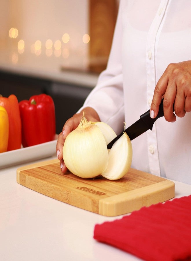 Joyce Chen Medium Bamboo Cutting Board, 8x12 Inches - Image 2