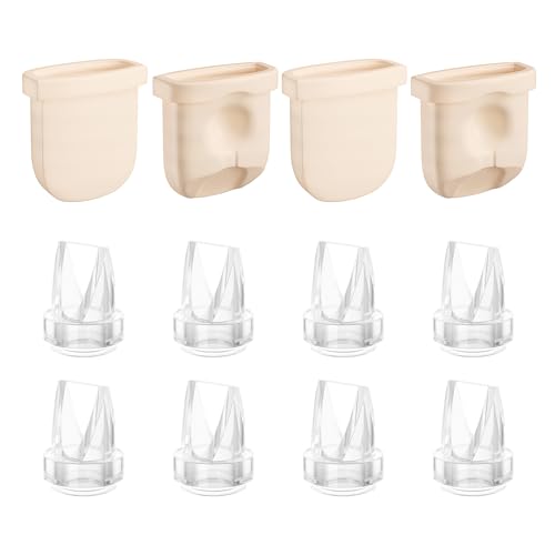 TOVVILD 12PCS Duckbill Valves Silicone Diaphragms Compatible with eufy E10/E20/S1/S1 Pro Replacement Parts, Wearable Breast Pump Accessories - Image 1