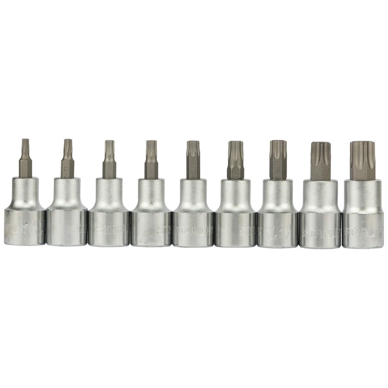 Stanley STANLEY 89098 9Piece 12 Drive Torx Bit Socket Set  - Image 2