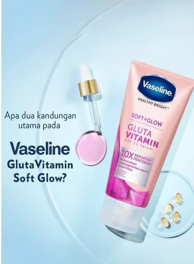 Vaseline Soft Glow Gluta SPF 20 Serum 180 ml - Image 2