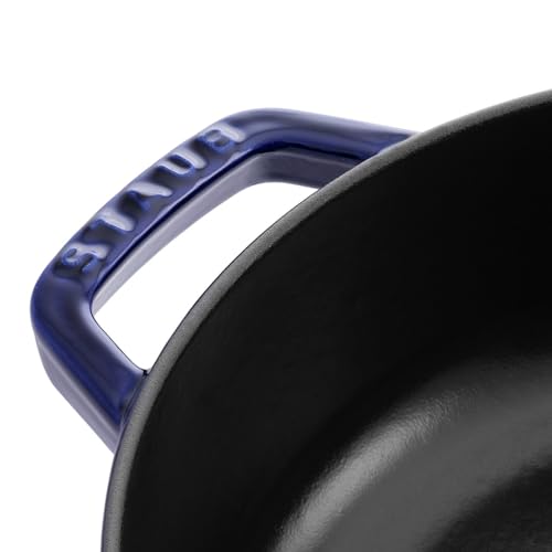 Staub 40511 HS-476-P2 0 with Chistera Cast Iron 28 cm Dark Blue - Image 4