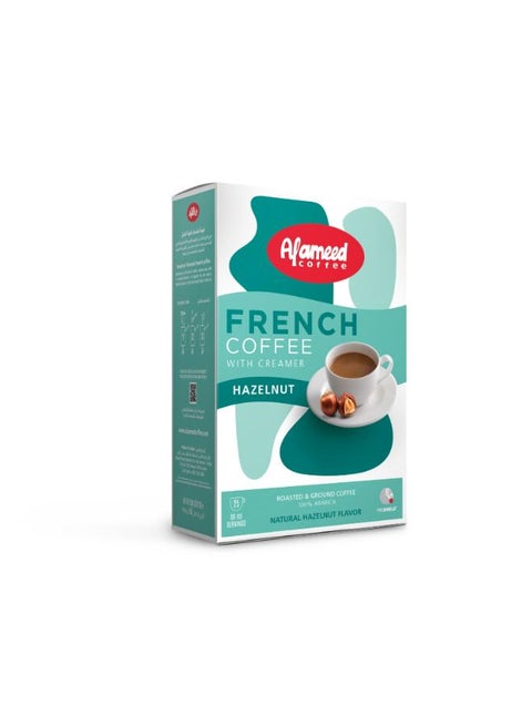 قهوة فرنسية مع كريمة، بنكهة البندق- 200 جرام