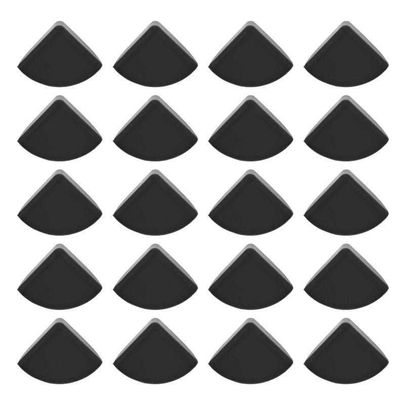 20pcs Desk Corner Protector Safety Silicone Baby Proof Corner Protector for Furniture Black - Image 4