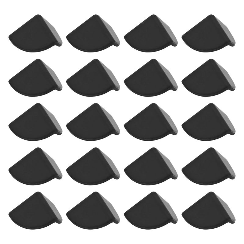 20pcs Desk Corner Protector Safety Silicone Baby Proof Corner Protector for Furniture Black - Image 2