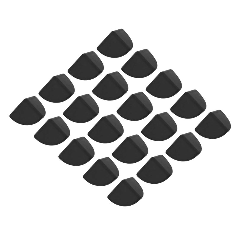 20pcs Desk Corner Protector Safety Silicone Baby Proof Corner Protector for Furniture Black - Image 3