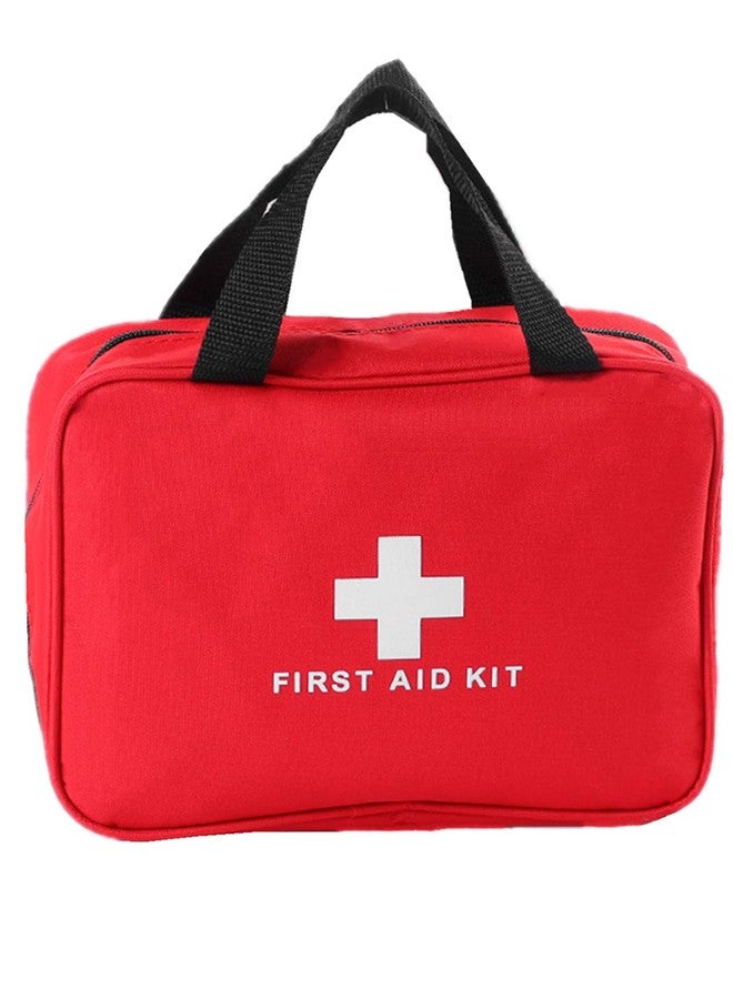 PAXLAMB First Aid Bag First Aid Kit Empty Medical Storage Bag Red Trauma Bag for Emergency First Aid Kits Car Workshop Cycling Outdoors (Red 1PC) - Image 1
