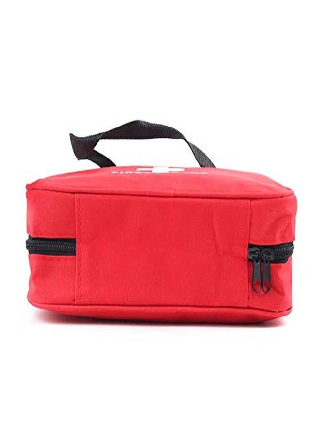 PAXLAMB First Aid Bag First Aid Kit Empty Medical Storage Bag Red Trauma Bag for Emergency First Aid Kits Car Workshop Cycling Outdoors (Red 1PC) - Image 4