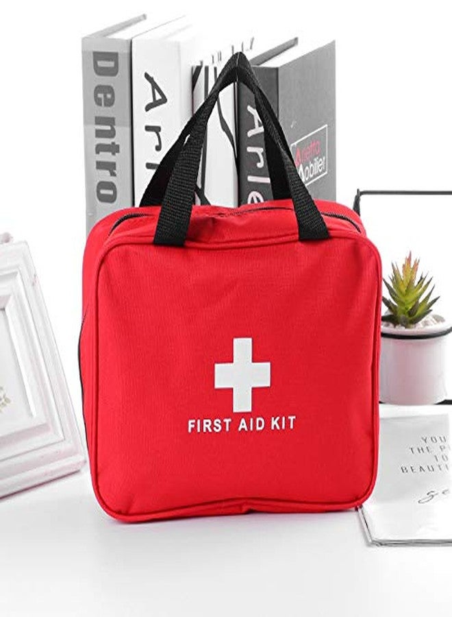 PAXLAMB First Aid Bag First Aid Kit Empty Medical Storage Bag Red Trauma Bag for Emergency First Aid Kits Car Workshop Cycling Outdoors (Red 1PC) - Image 3