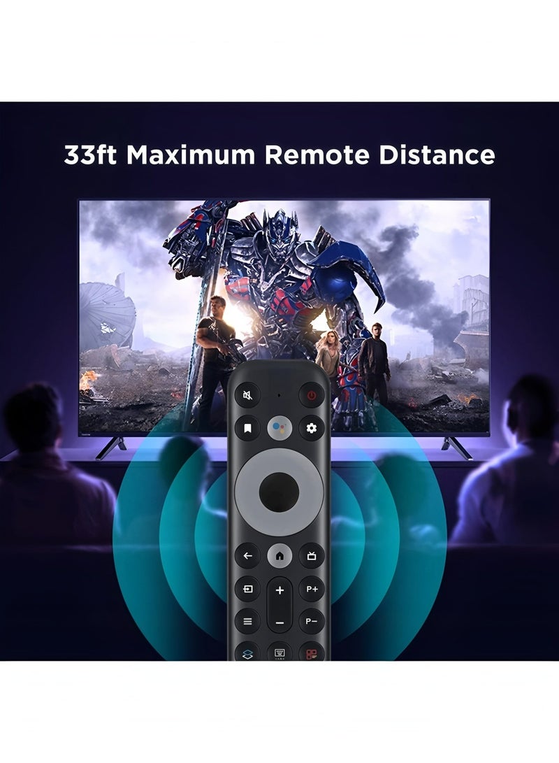 فليفيو أحدث جهاز تحكم عن بعد عالمي بديل لتلفزيون TCL Mini-LED QLED 4K UHD الذكي 75R646 65R646 55R646 75S546 65S546 55S546 50S546 43S446 50S446 55S446 65S446 75S446 85S446 (بدون وظيفة صوتية) - Image 2