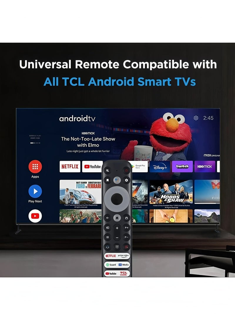 فليفيو أحدث جهاز تحكم عن بعد عالمي بديل لتلفزيون TCL Mini-LED QLED 4K UHD الذكي 75R646 65R646 55R646 75S546 65S546 55S546 50S546 43S446 50S446 55S446 65S446 75S446 85S446 (بدون وظيفة صوتية) - Image 5