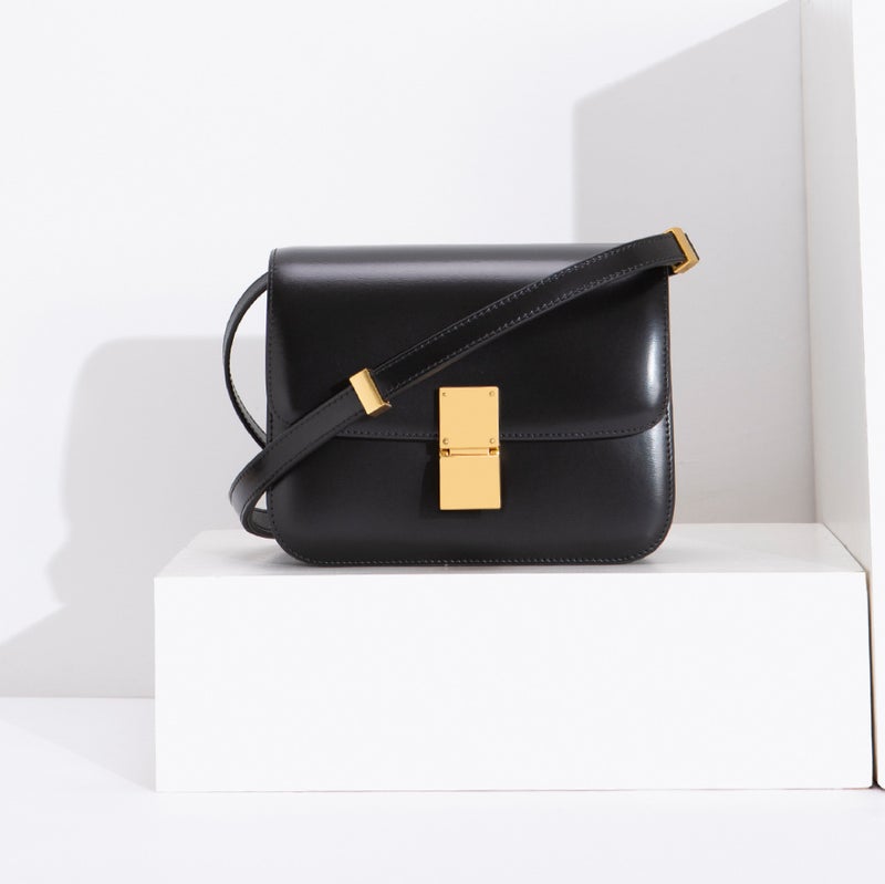 2022 Autumn/Winter Hand-Rolled Genuine Leather Tofu Bag Small Square Bag Retro Single Shoulder Crossbody Wedding Bag Flight Attendant Bag Versatile - Image 4