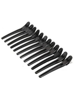TWIREY Section Clips For Hair Styling Professional Salon Hair Styling Hairdressing Salon Hair Styling For Women Parlor Use Hair Sectioning Clips Set Of 12 Pieces  - Image 2