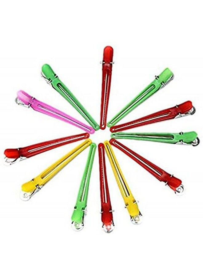 TWIREY Section Clips For Hair Styling Professional Salon Hair Styling Hairdressing Salon Hair Styling For Women Parlor Use Hair Sectioning Clips Set Of 12 Pieces - Image 3
