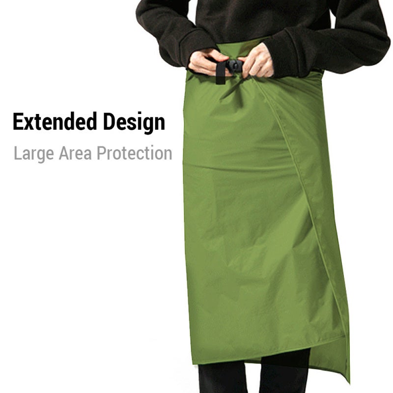 Luckstone Half Body Rain Skirt Waterproof Rainwear Breathable Rain Kilt Lightweight Rain Gear for Camping Hiking - Image 3