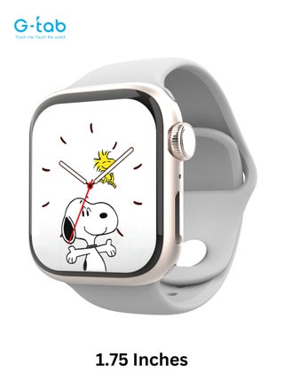 G-Tab FT9 Mini Smartwatch/ Smart Calling/Online Navigation/Compass/IP68 Waterproof/1.75 Inches Display/Health Monitoring/Multi Sport Mode/Supports iOS & Android/200 mAh battery/ - pzsku/ZF78F243ABEB7D2A1D556Z/45/_/1715432847/9a93334d-fb2d-477f-9154-386b79a4d7f8
