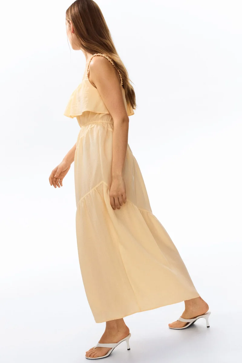 H&M  Flounced tiered dress for Women | Best Price UAE