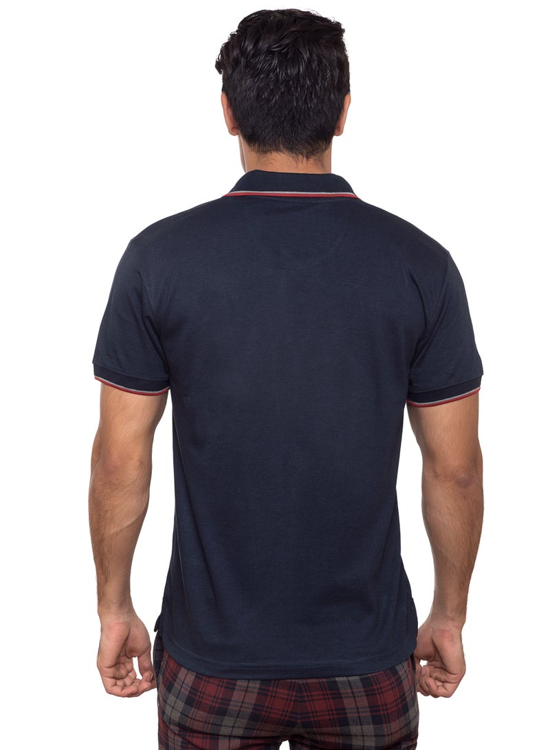 SANTHOME Men's Dry n Cool Polo Shirt for Office Gym Daily Use Comfort Wear  - Image 4