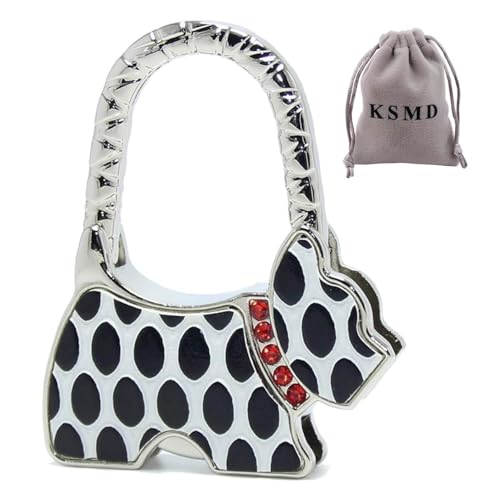 KSMD Purse Hooks for Table and Bars,Portable Purse Hanger Organizers Hooks Handbag Holder Pocketbook Holder Bag Storage for Desk Bag Hook,Foldable Folding Table Hook Hanger - Image 1