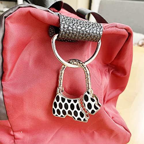 KSMD Purse Hooks for Table and Bars,Portable Purse Hanger Organizers Hooks Handbag Holder Pocketbook Holder Bag Storage for Desk Bag Hook,Foldable Folding Table Hook Hanger - Image 5