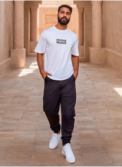 Oversized Purpose Print Detail T-shirt