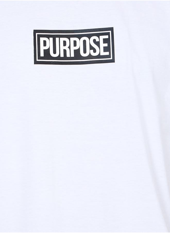 Styli - Oversized Purpose Print Detail T-shirt - Image 1