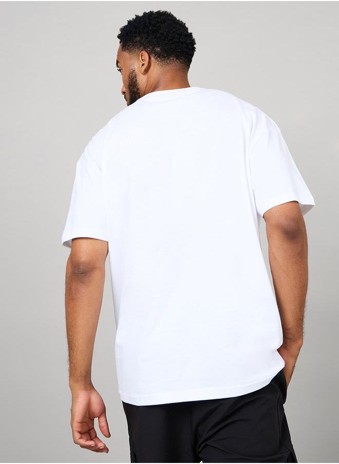 Styli - Oversized Purpose Print Detail T-shirt - Image 1