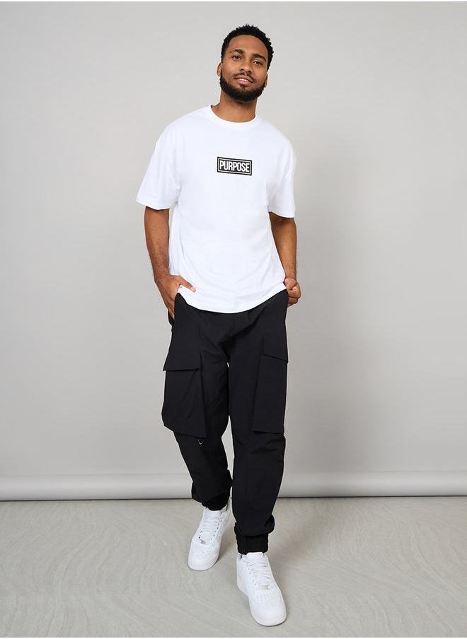 Styli - Oversized Purpose Print Detail T-shirt - Image 1