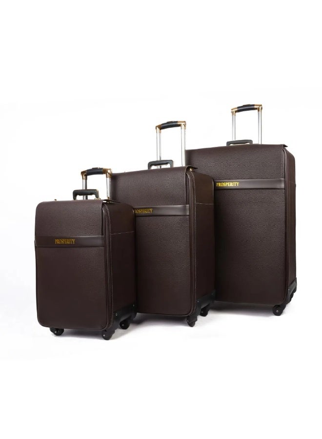 20+24+28in Pu Travel Luggage Strong Durable Trolley Bag Roller Bag Spinner Suitcase Luggage Set