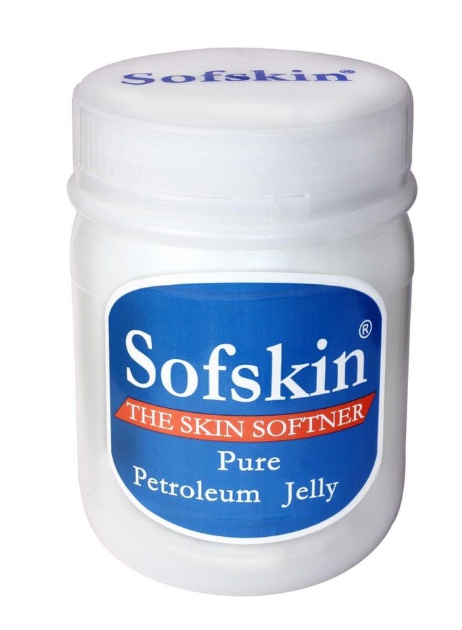 Sofskin White Petroleum jelly IP, 500 gm, No Smell.100% Pure & Safe, pH 5.5, No skin allergy, for - Psoriasis, cracked heels, face & chapped lips, Diaper Rash, Bed sores, Dry Skin, Bruises, small burns - Exp. 5 yrs. Made in India. Export Surplus (See Video) - Image 1